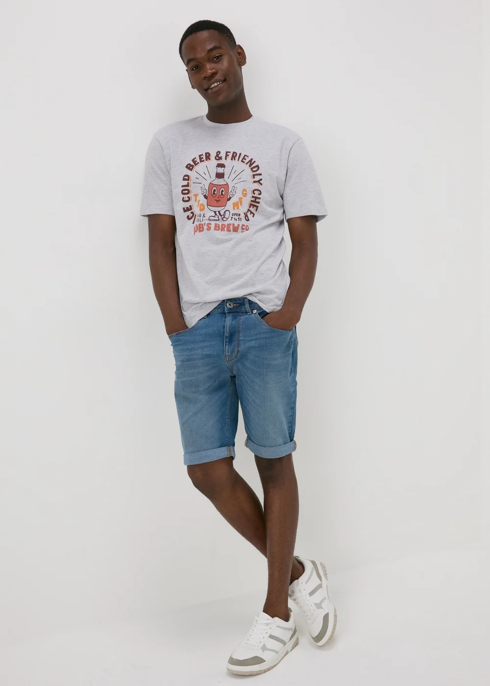 Grey Cold Beer T-Shirt - S Image 4