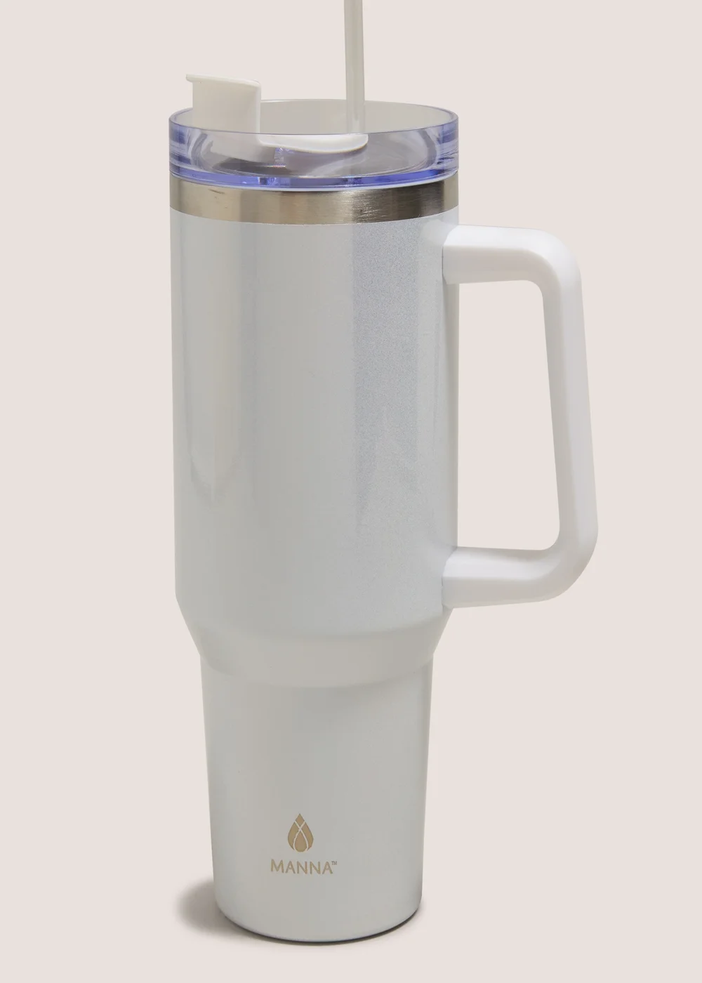 White Shimmer Atlas Cup Image 1