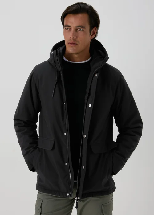 Black Parka Jacket - S Image 1
