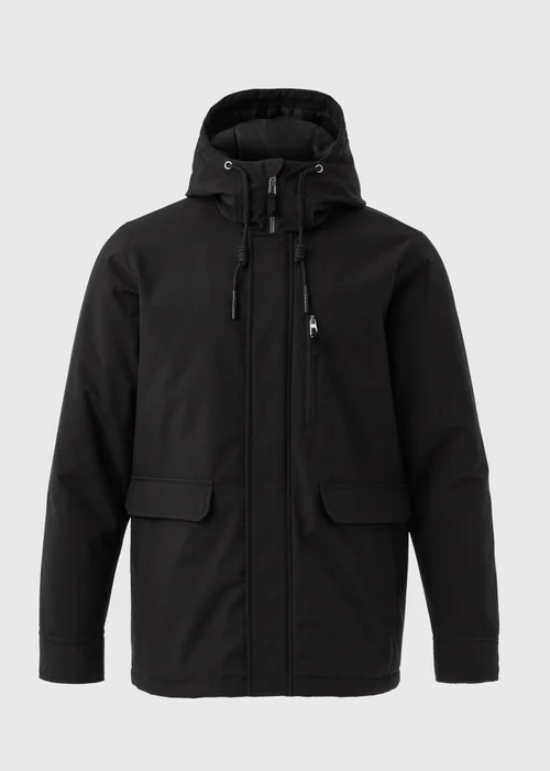 Black Parka Jacket - S Image 4