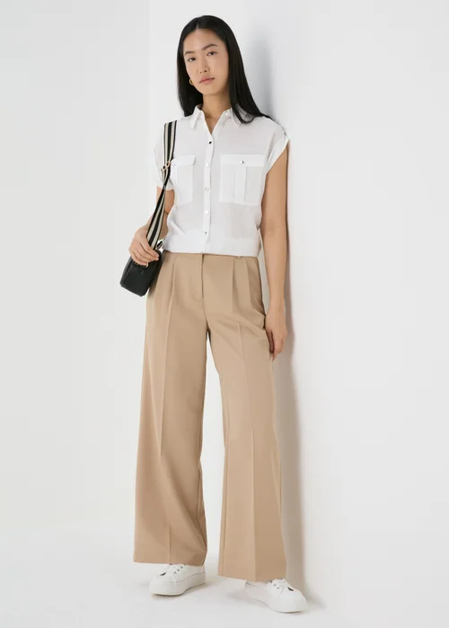 Et Vous White Double Pocket Shirt - 8 Image 2