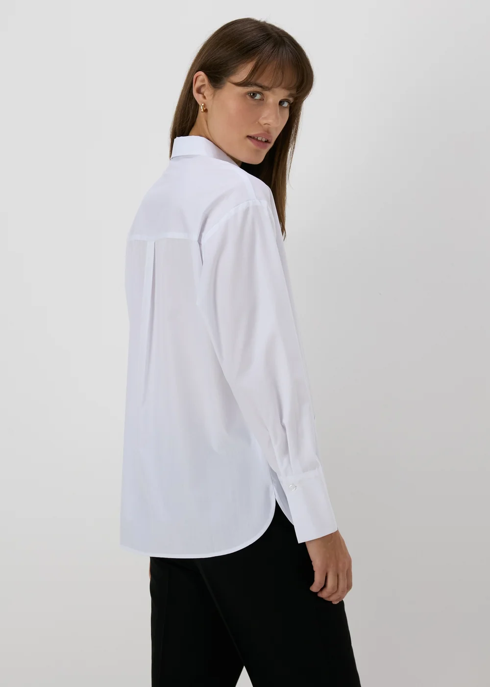 Et Vous White Poplin Shirt - 8 Image 2