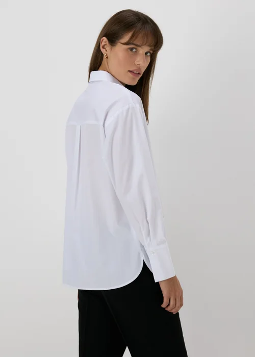Et Vous White Poplin Shirt - 8 Image 2