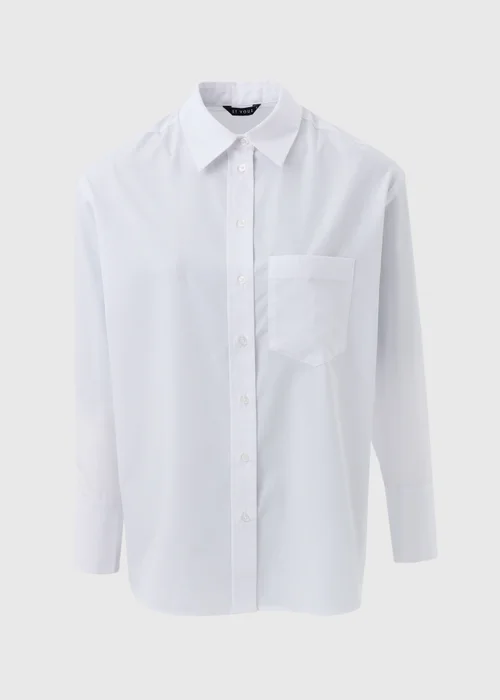 Et Vous White Poplin Shirt - 8 Image 5