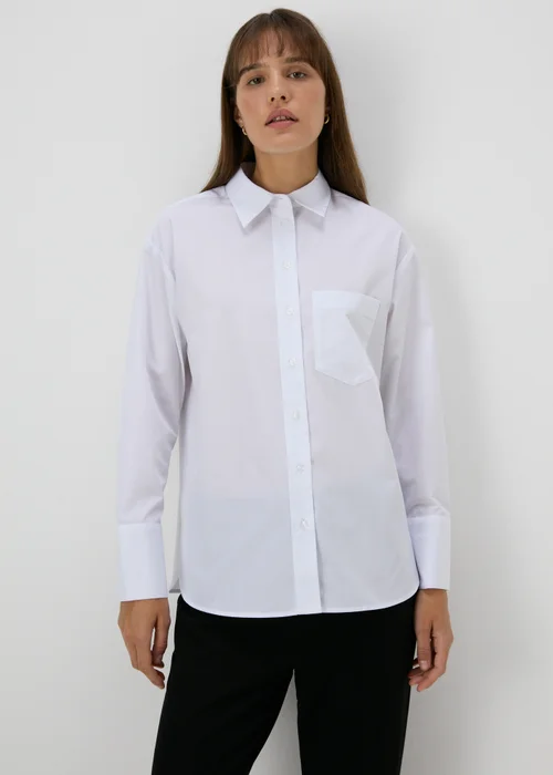 Et Vous White Poplin Shirt - 8 Image 1