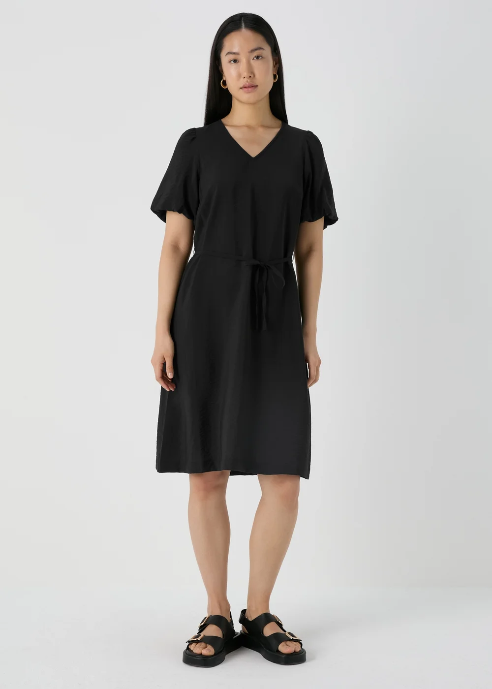 Et Vous Black Short Sleeve Dress - 8 Image 1