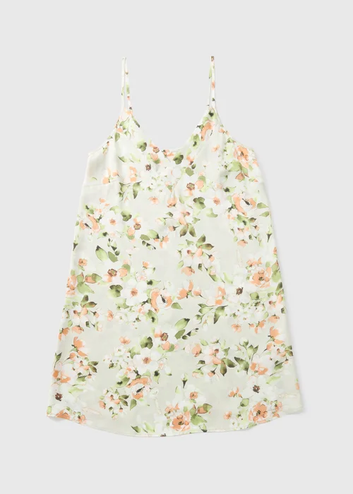 Green Floral Nightie - Size 8 Image 4