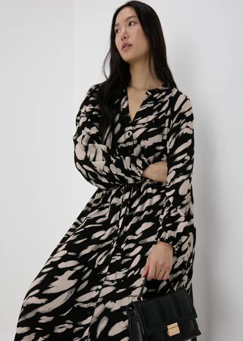 Et Vous Black Printed Shirt Dress - 8 Image 4