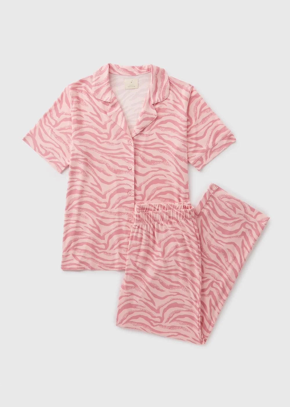 Pink Zebra Print Pyjama Set - Extra small Image 4