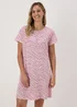 Pink Animal Print Nightie - Extra small Image 1