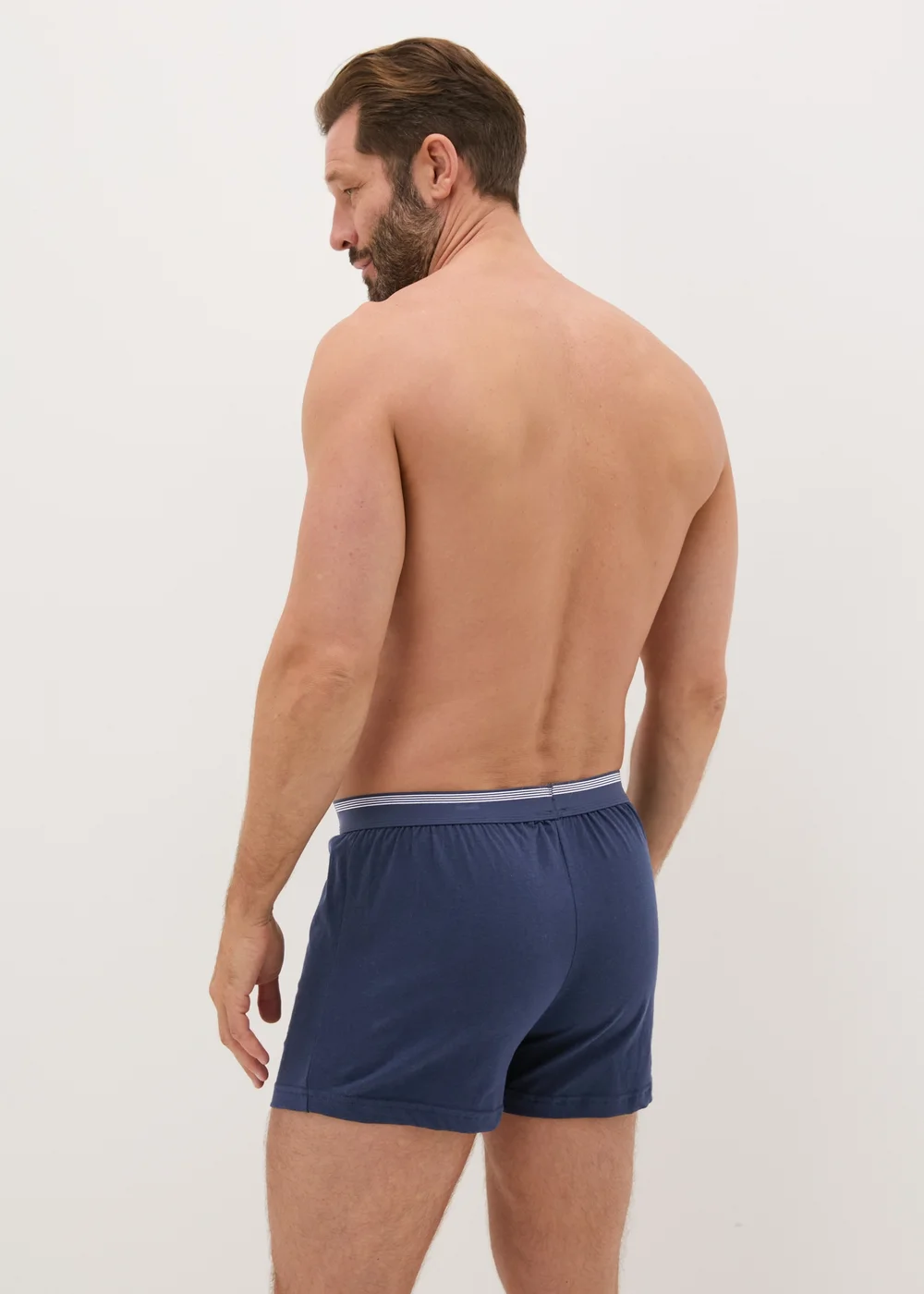 5 Pack Navy Loose Fit Boxers - S Image 3