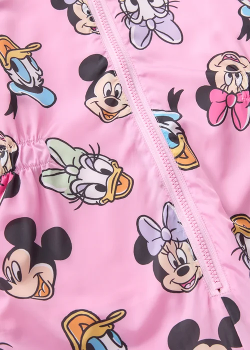 Disney Kids Showerproof Pink Minnie Mouse Puddle Suit (1-7yrs) - 1-1.5 Yrs Image 2