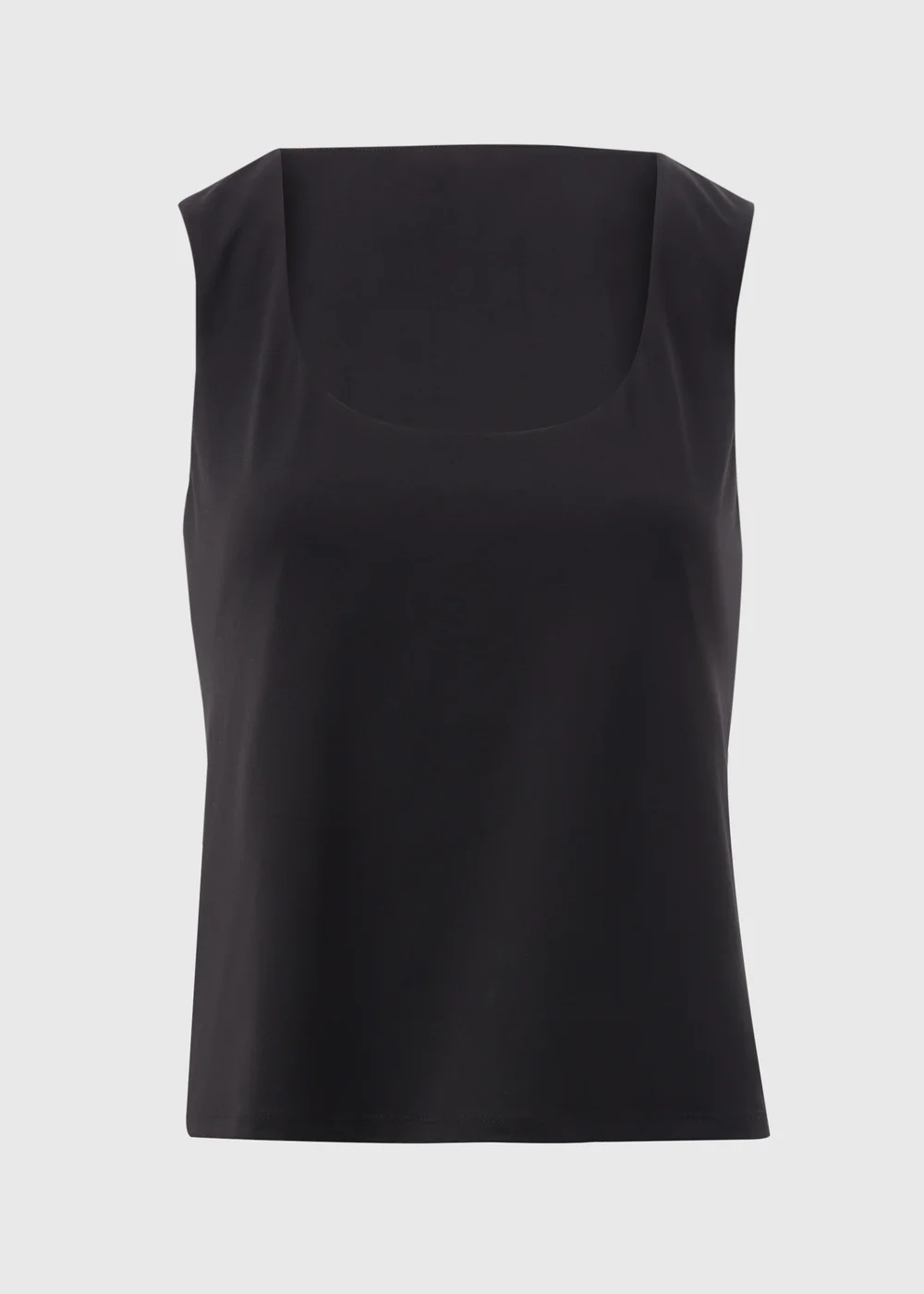Black Double Layer Vest Top - 8 Image 5