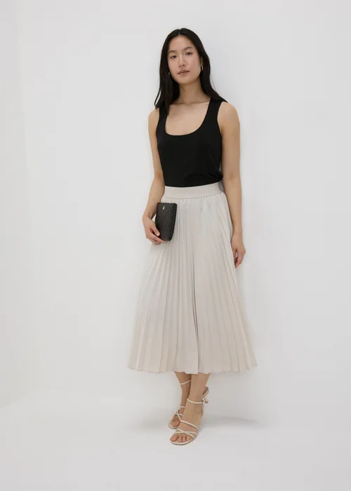 Black Double Layer Vest Top - 8 Image 4