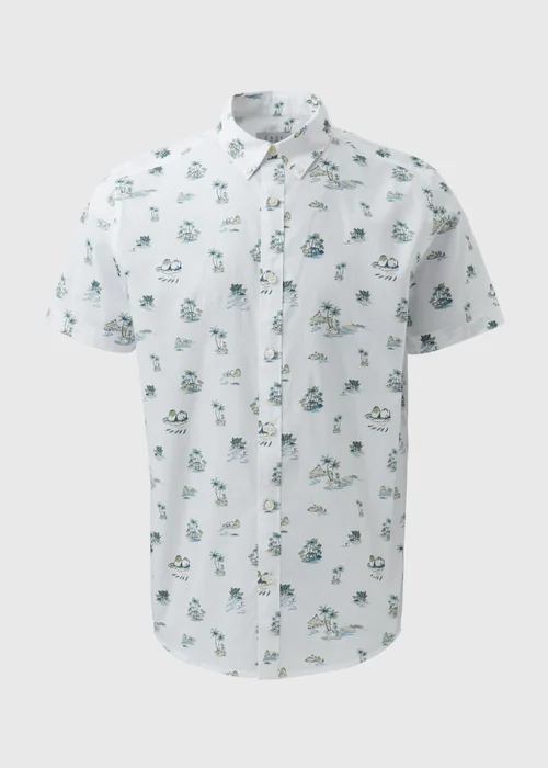 White Island Print Shirt - S Image 5