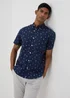 Navy Flamingo Shirt - S Image 1