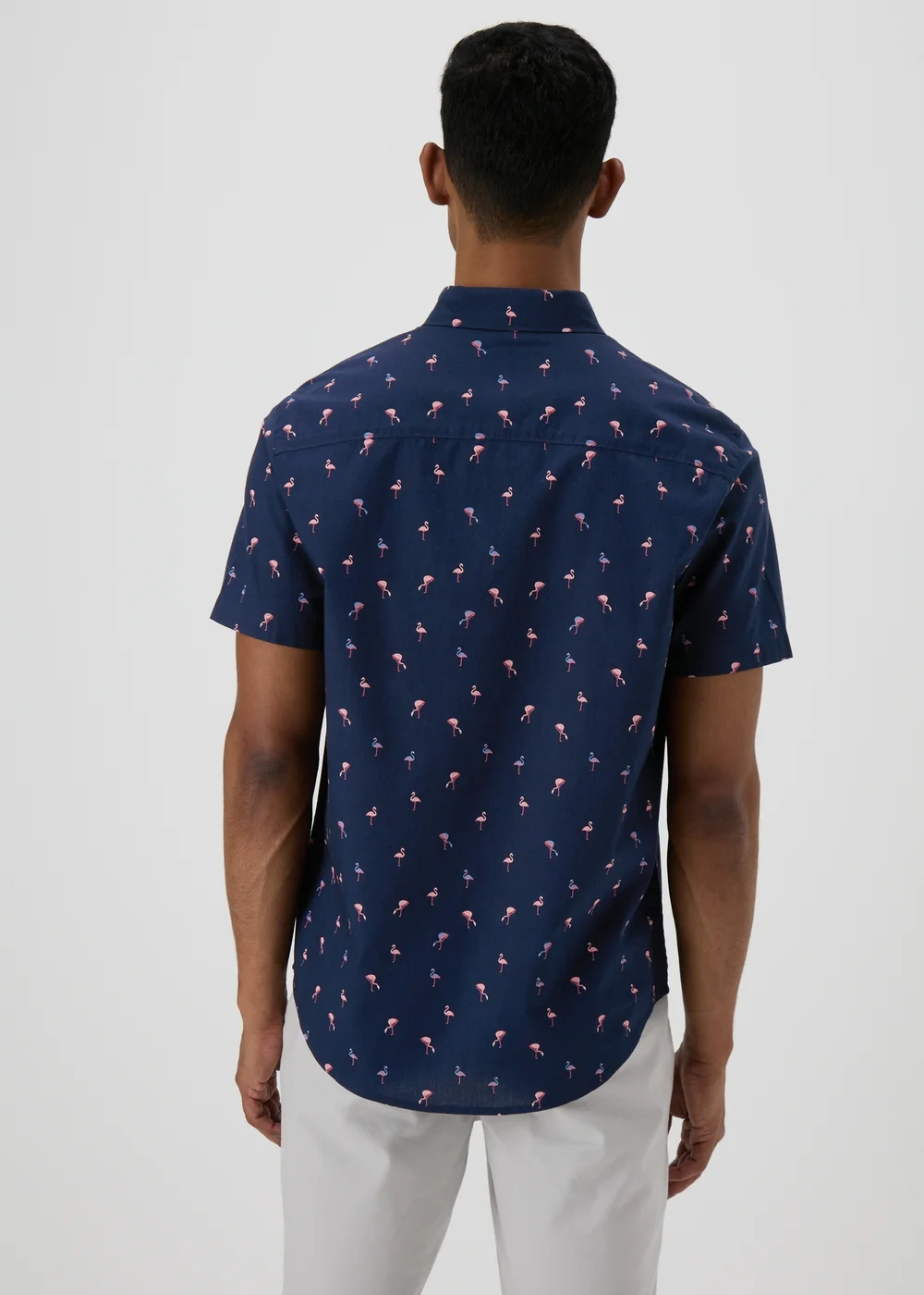 Navy Flamingo Shirt - S Image 2