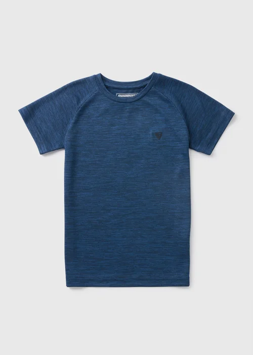 Boys Navy Sports T-Shirt (7-15yrs) - 7 Yrs Image 1