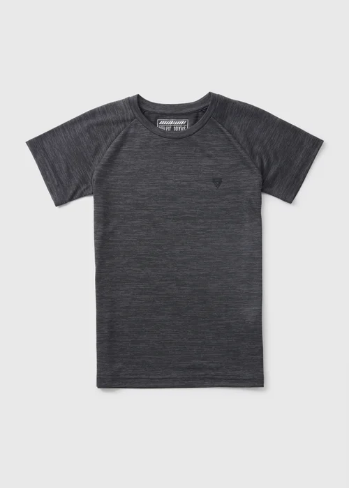 Boys Charcoal Sports T-Shirt (7-15yrs) - 7 Yrs Image 1