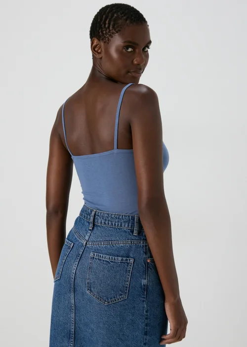 Blue Basic Cami Top - Size 8 Image 2