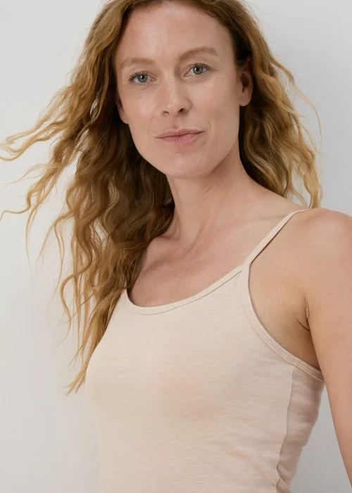 Beige Basic Cami Top - Size 8 Image 3