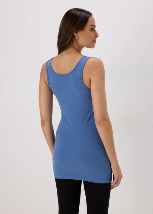 Blue Longline Vest - Size 8 Image 2