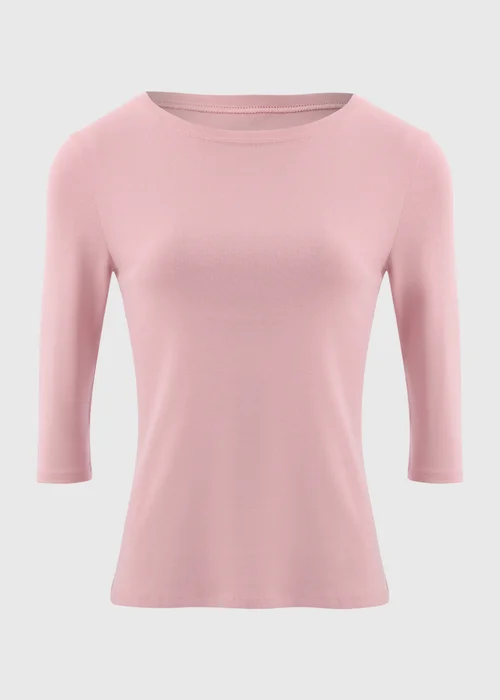 Pink 3/4 Sleeve T-Shirt - 8 Image 5