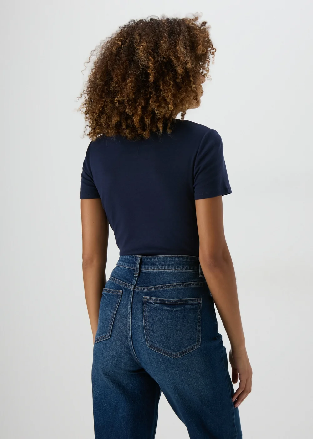 Navy Fitted T-Shirt - 8 Image 2