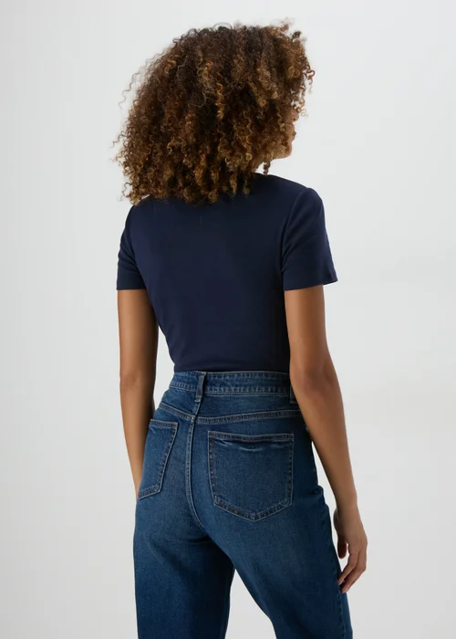 Navy Fitted T-Shirt - 8 Image 2