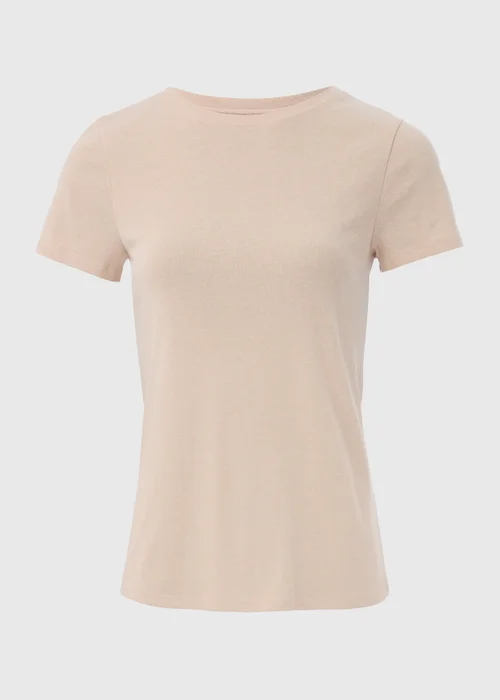 Beige Fitted T-Shirt - 28 Image 5
