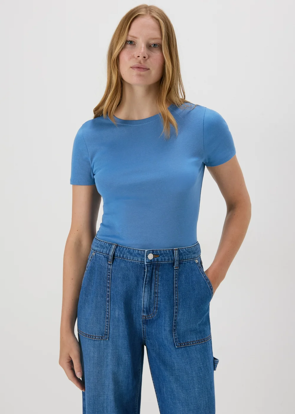 Blue Fitted T-Shirt - 8 Image 1