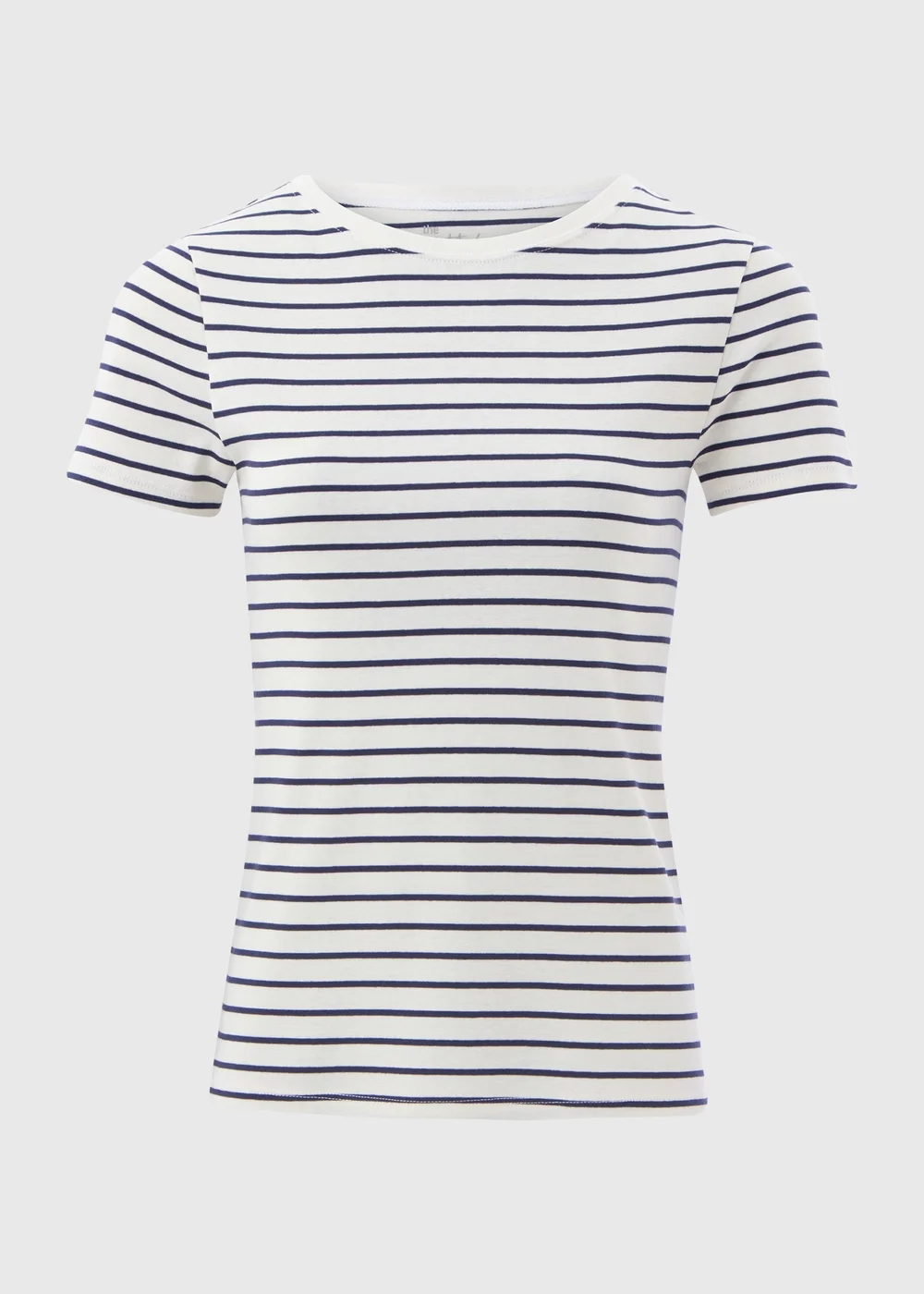 White Stripe Fitted T-Shirt - 8 Image 5