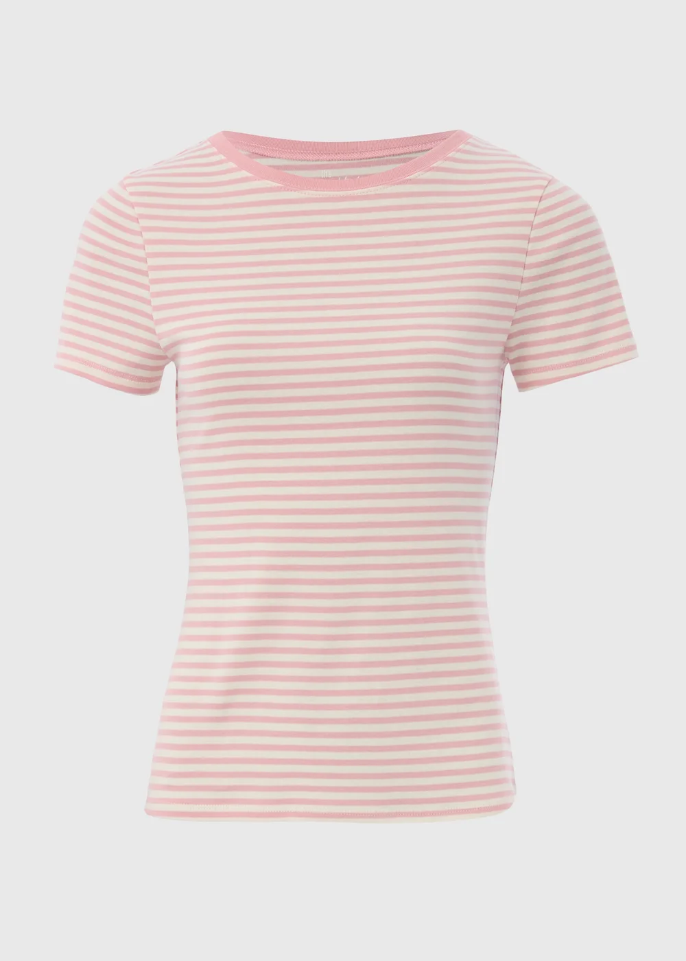Pink Stripe Fitted T-Shirt - Size 8 Image 5