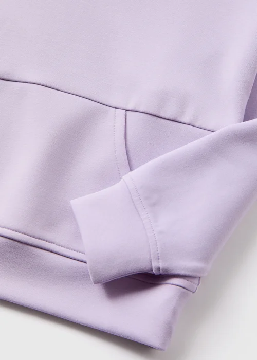 Girls Lilac Soft Touch Hoodie (7-15yrs) - 10 Yrs Image 2