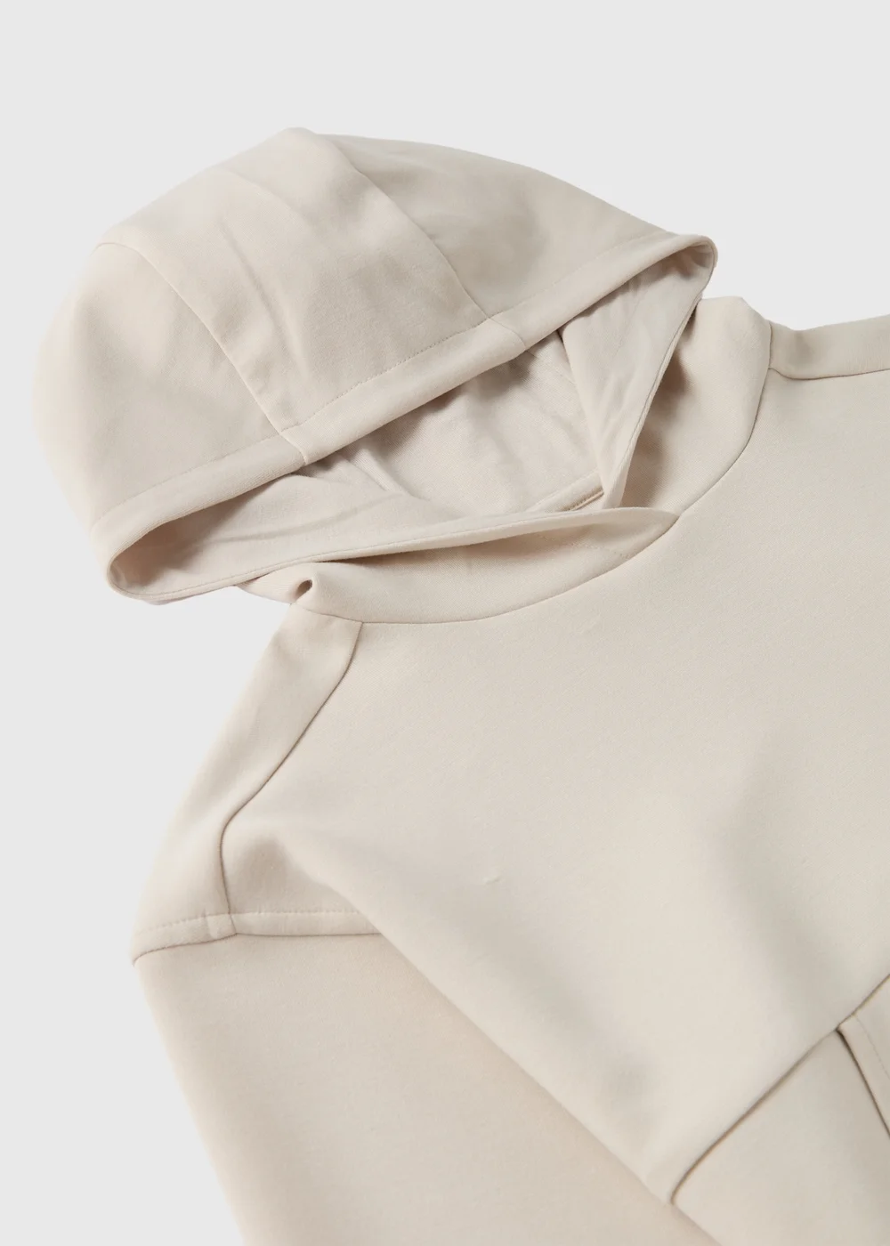 Girls Cream Soft Touch Hoodie (7-15yrs) - 7 Yrs Image 2