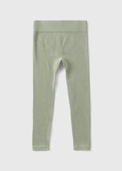 Girls Green Seamless Leggings (7-15yrs) - S Image 1