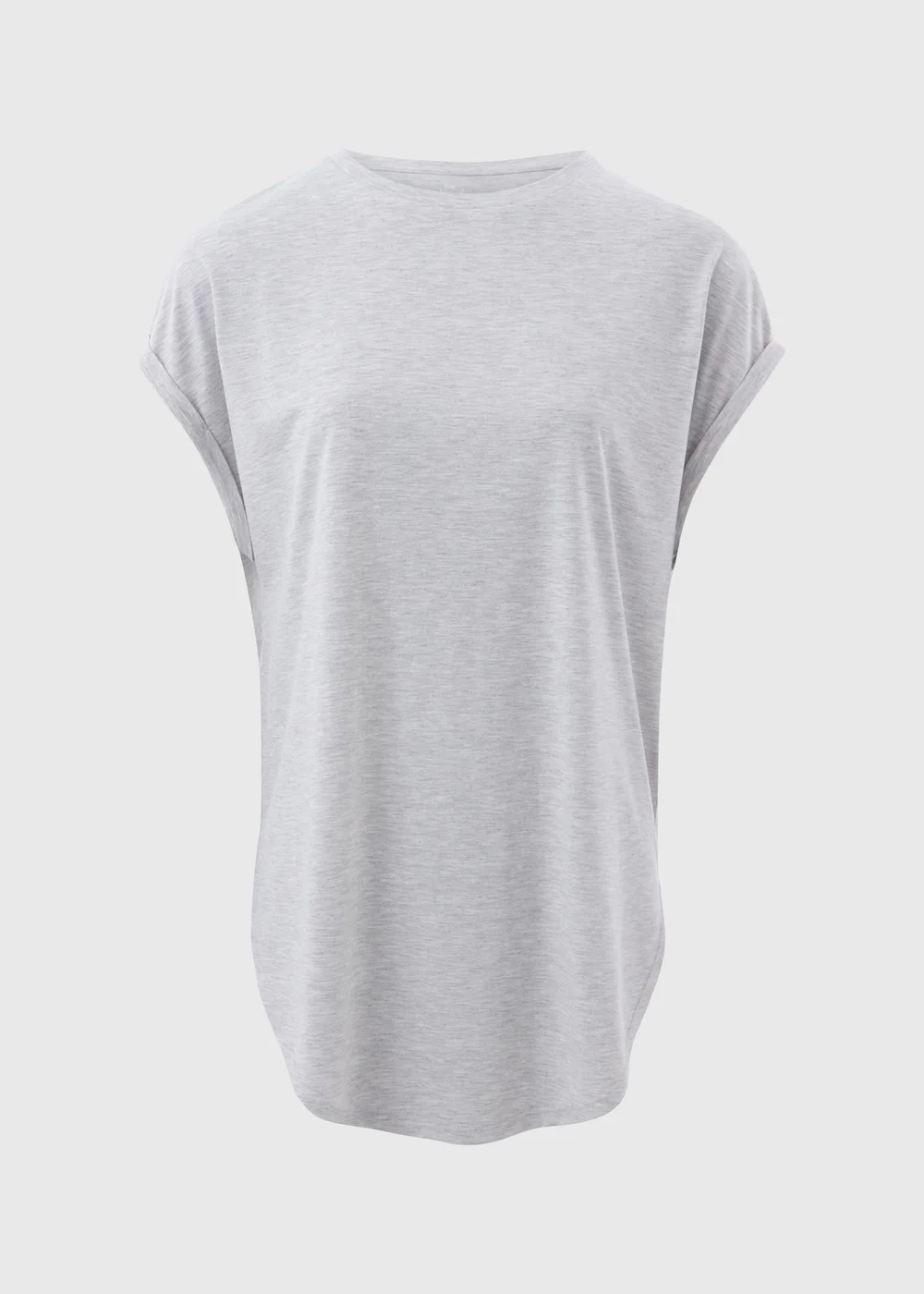 Grey Longline T-Shirt - S Image 5