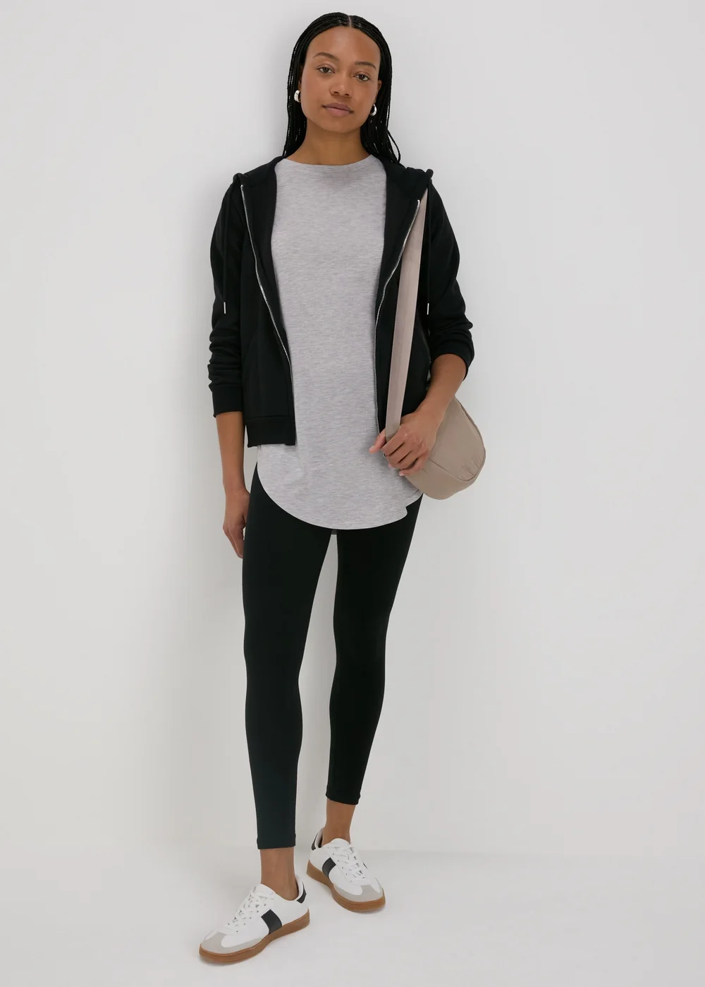 Grey Longline T-Shirt - S Image 4