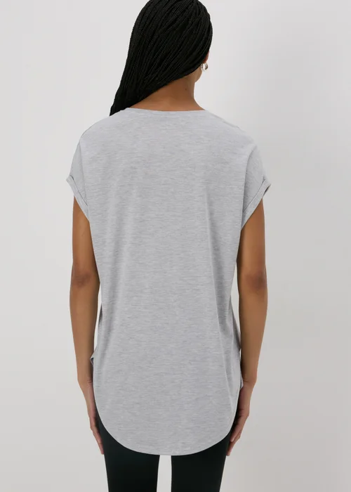 Grey Longline T-Shirt - S Image 2