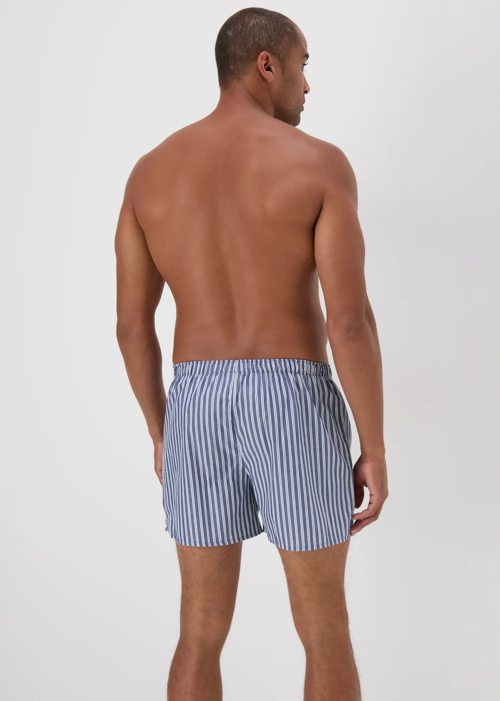 5 Pack Multi Check Print Cotton Woven Boxers - S Image 3