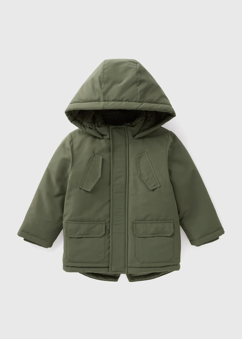 Boys Khaki Parka Coat (1-7yrs) - 1-1.5 Yrs Image 1