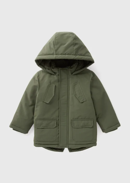 Boys Khaki Parka Coat (1-7yrs) - 1-1.5 Yrs Image 1