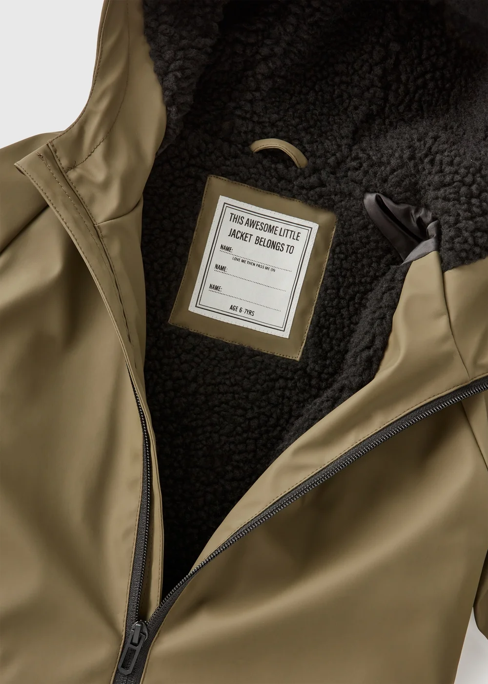 Boys Green PU Raincoat (1-7yrs) - 1-1.5 Yrs Image 2