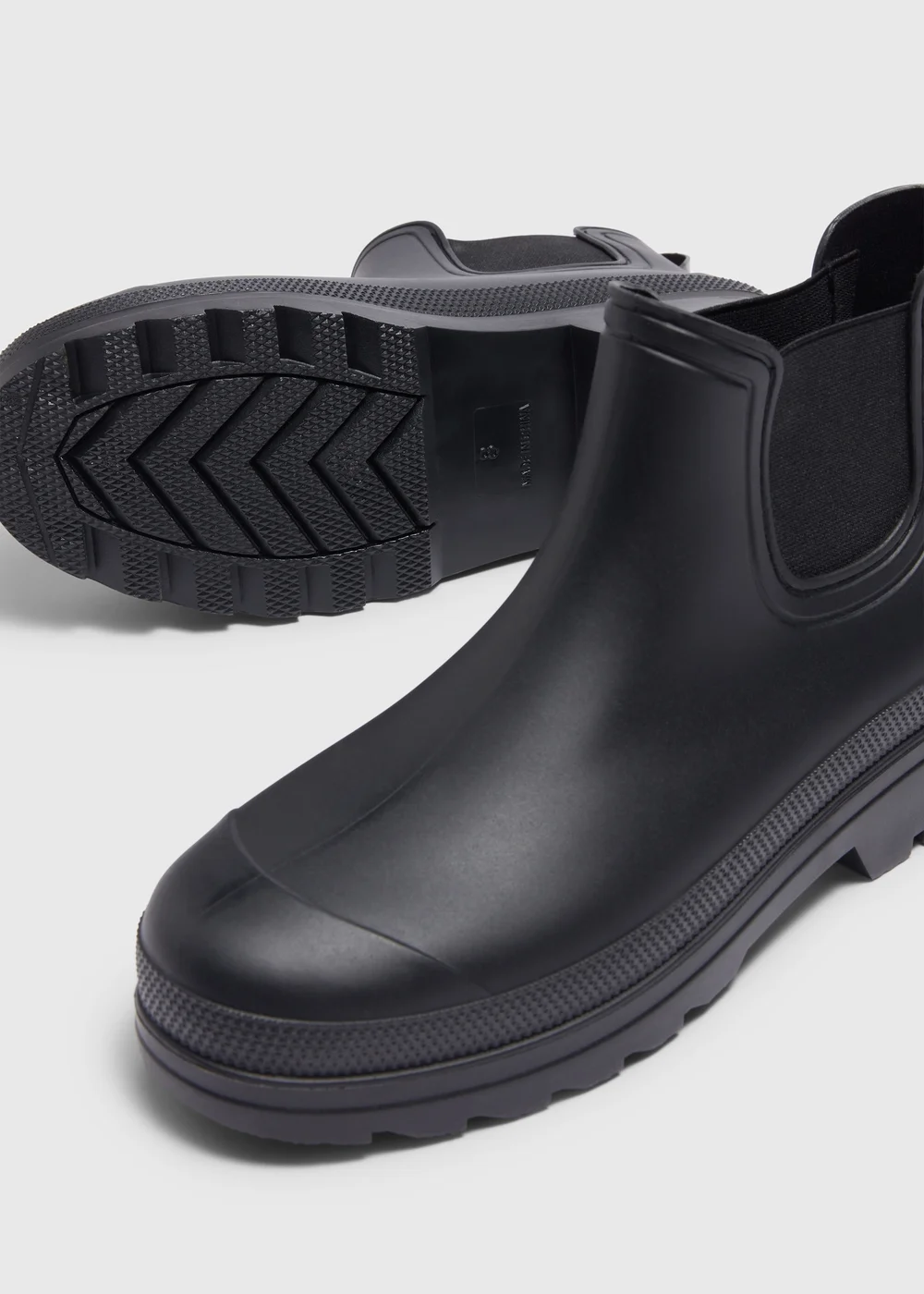 Black Short Wellies - Size 6 Image 2
