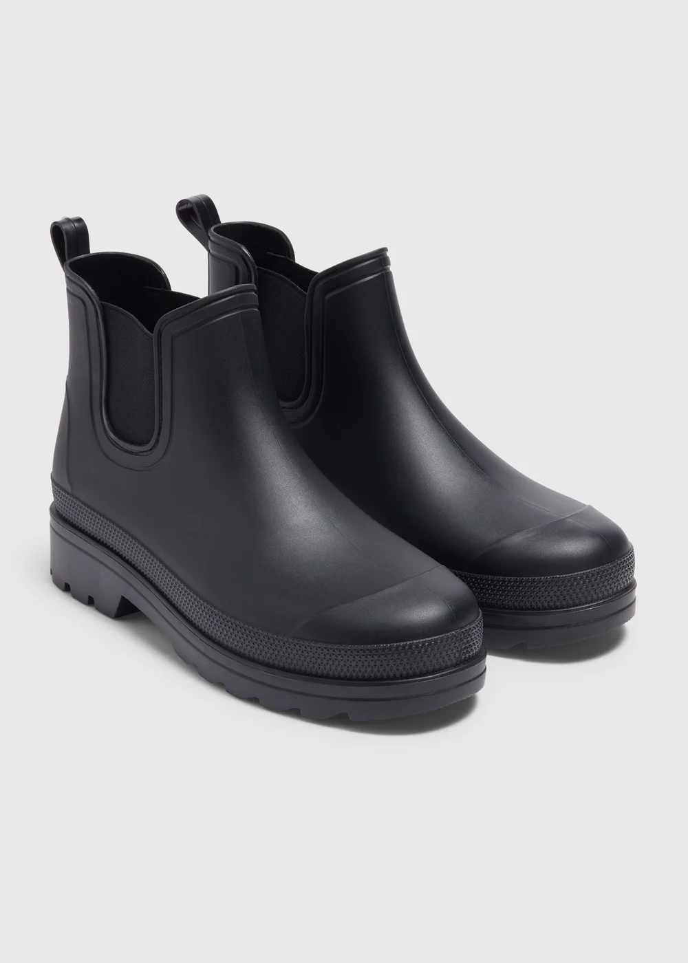 Black Short Wellies - Size 6 Image 1
