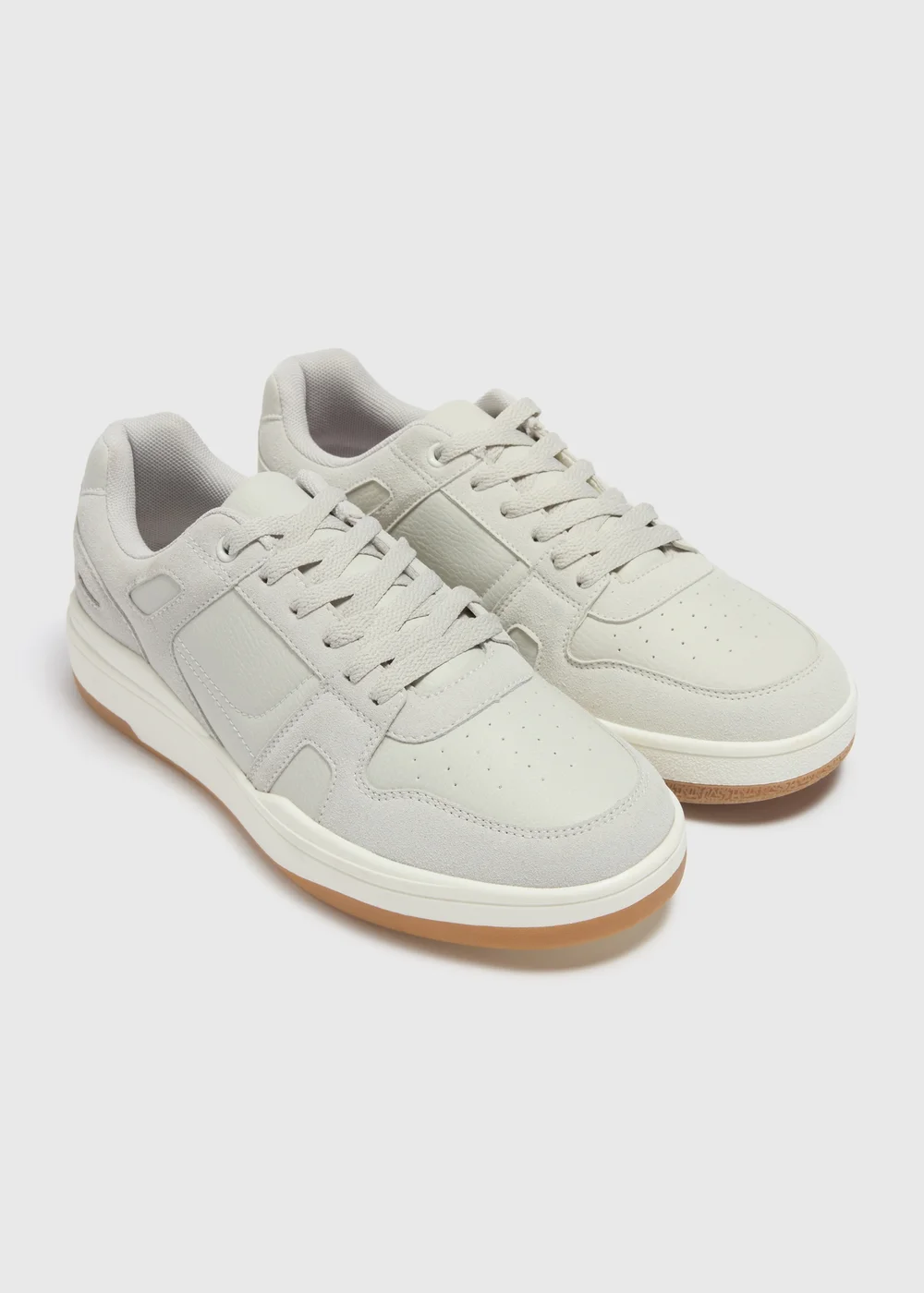 Taupe Court Trainers - Size 6 Image 1