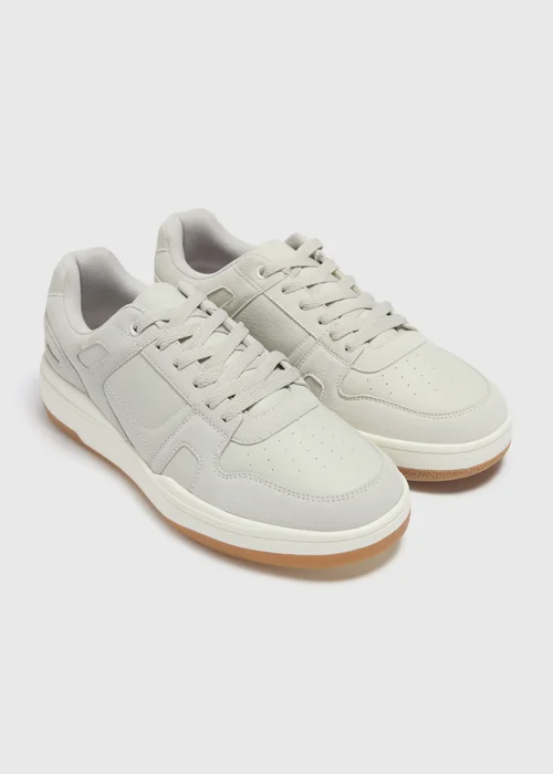 Taupe Court Trainers - Size 6 Image 1