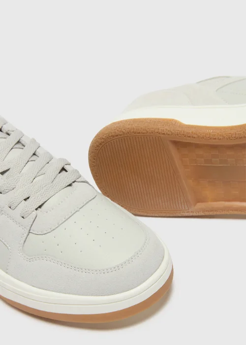 Taupe Court Trainers - Size 6 Image 2