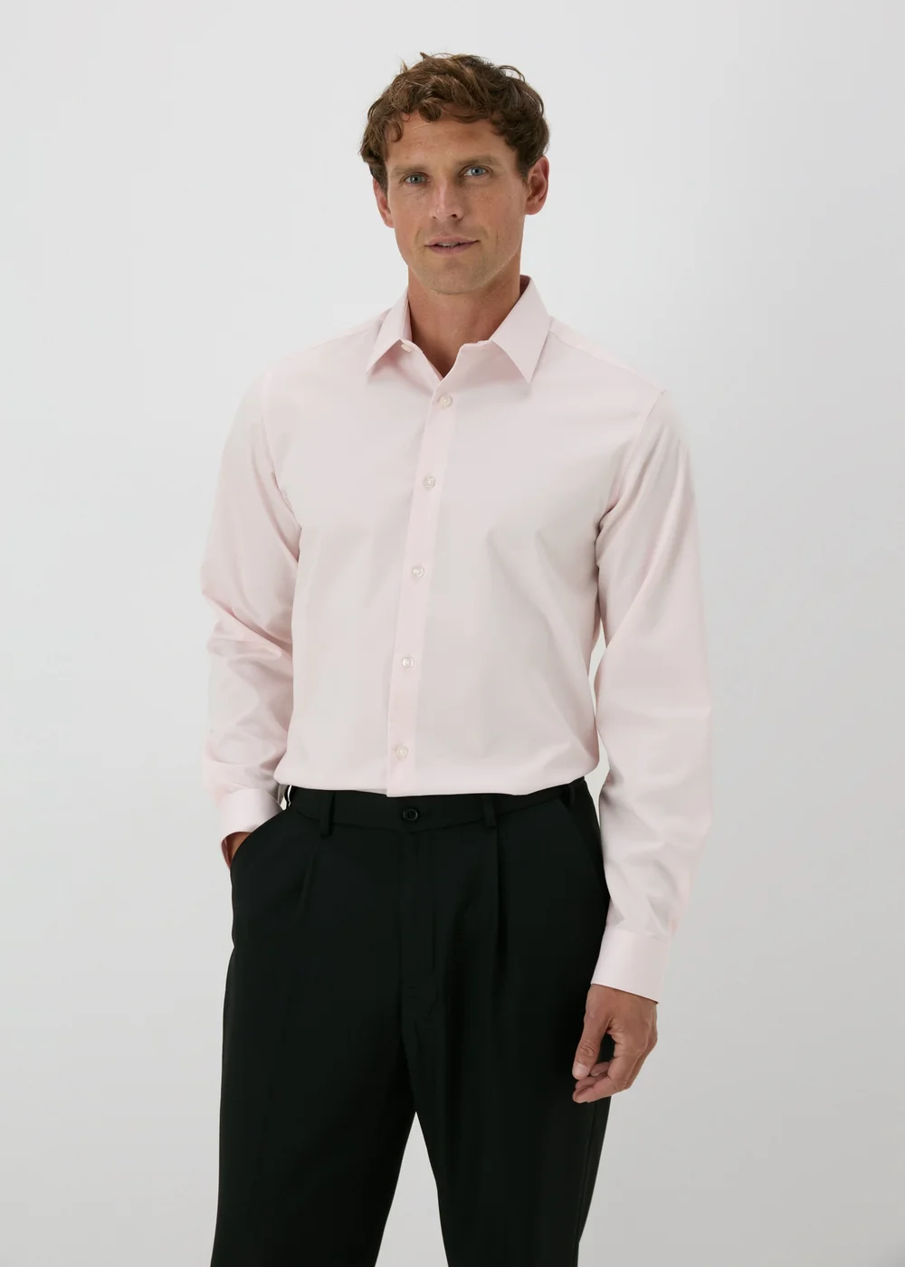 Taylor & Wright Pink Regular Shirt - S Image 1