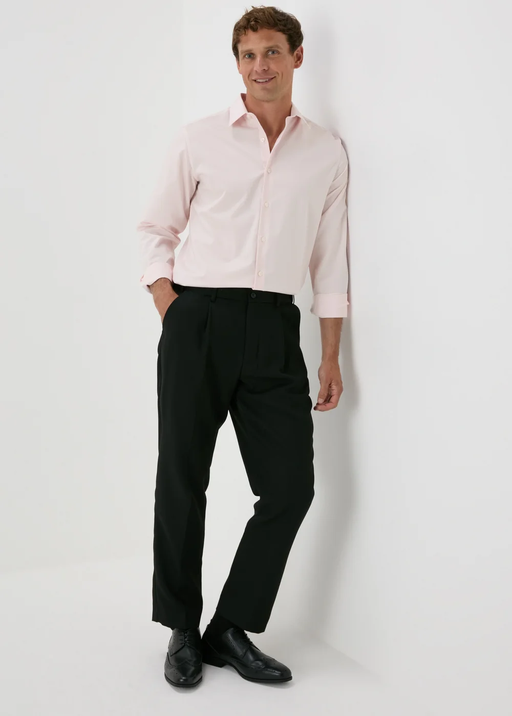 Taylor & Wright Pink Regular Shirt - S Image 4